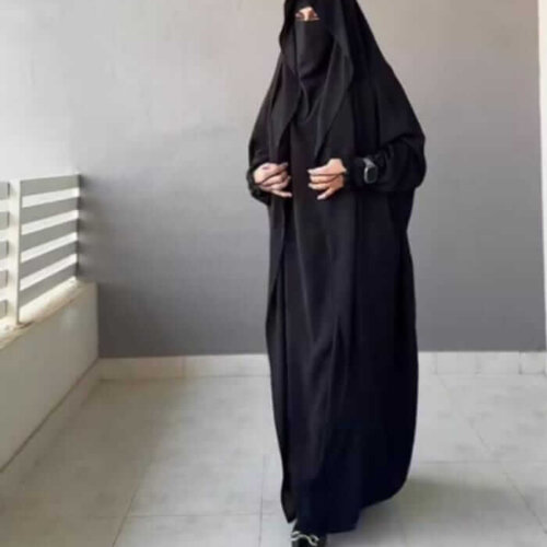 Saudi jilbab (Black)