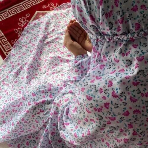 Umbrella Namaz Chadar (White)