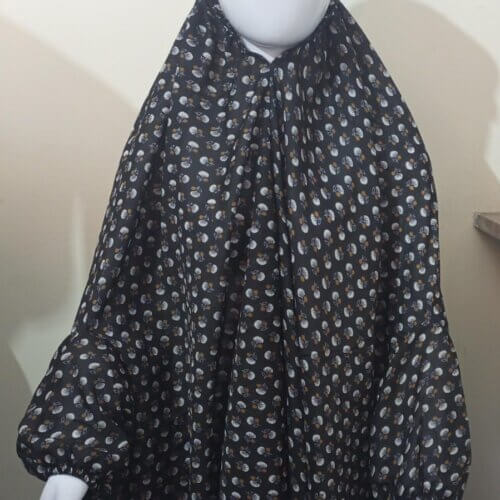 Umbrella Style Kid Namaz Chadar (Black)