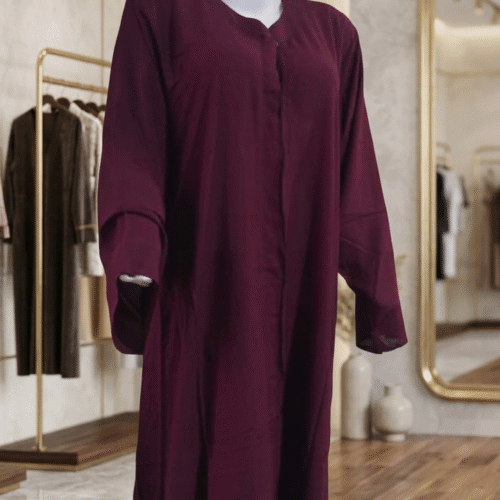 Lawn Umrah Abaya (Mahroon)