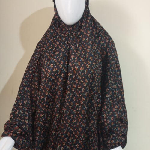 Arabic Jilbab Namaz Chadar (Black base)
